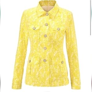 Cabi Yellow Casual Jacket 5160
